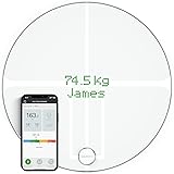 QardioBase2 WiFi Smart Scale and Body Analyzer: monitor weight, BMI and body composition, easily store, track and share data.