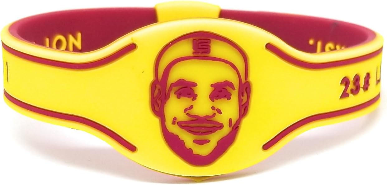 SportsBraceletsPro FACE Reversible Style Inspirational Player Set Bracelet Adult/Teen Size 7.7" Wristband Set