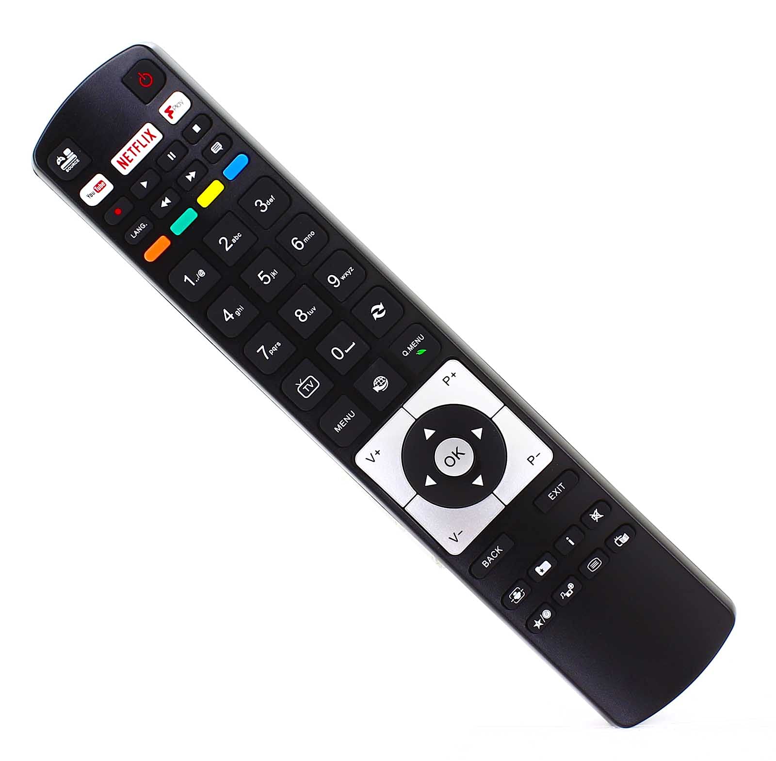 121AV - RC5118F Remote Control Replace for Digihome Smart TV with Netflix YouTube Freeview Play 40470FHDS 32HDDVDCNTD