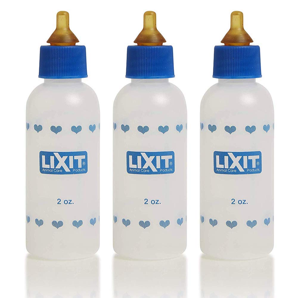 Photo 1 of Lixit 2oz Nursing Bottle for Kittens Small Puppies, and Small Animals (2oz, Pack of 3)