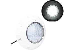 Fafeicy LED RGB Swimming Pool Light, ABS Plastic Wall Mounted Underwater Light with 360 LEDs, 12V IP68 Waterproof for Pools F