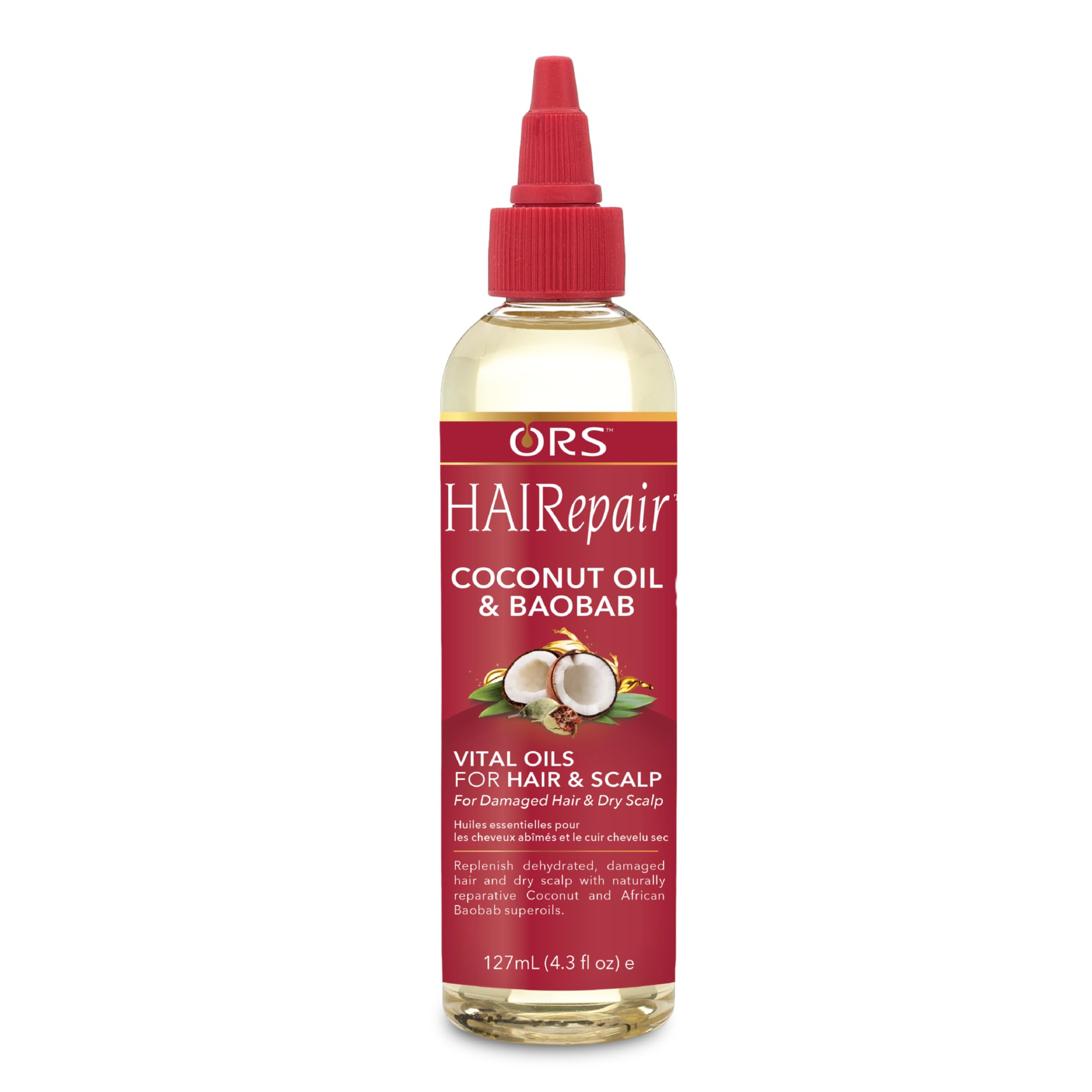 ORS HAIRepair Vital Oils for Hair Repair & Strengthening | Nourishing Blend with Natural Oils for Healthy, Shiny, & Strong Hair