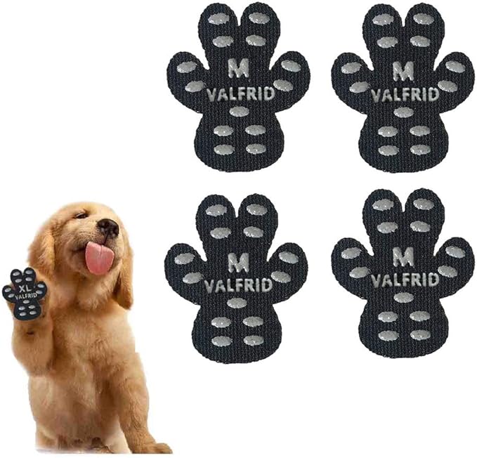 VALFRID Dog Paw Protector Rugged Anti Slip Traction Pads,paw Grips for
