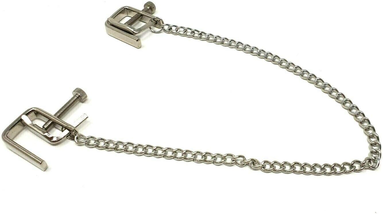 The Bondage Locker Gimp Fetish Slave Steel Nipple Clamps Toys, Mixed - Image 4
