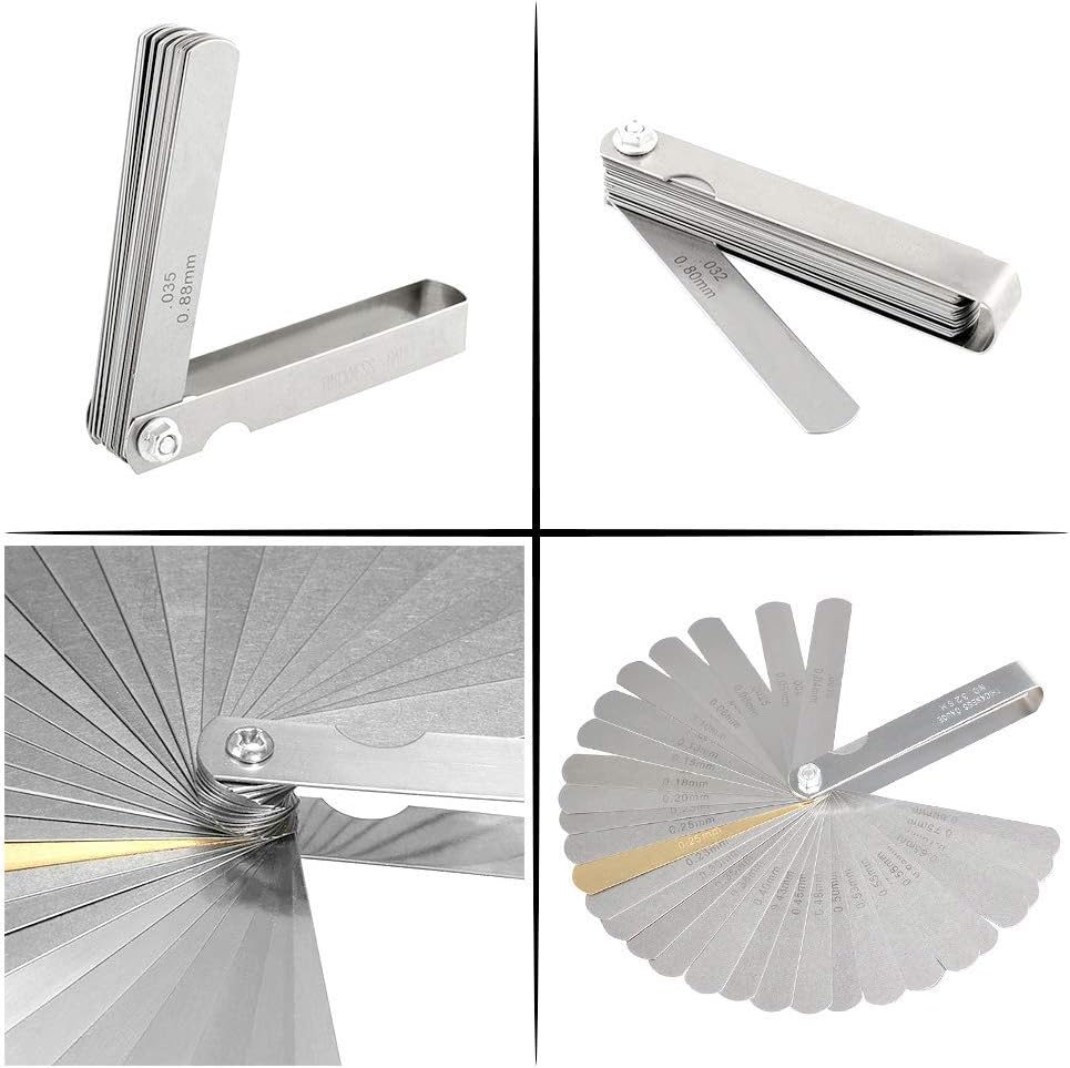 16Pcs Guitar Luthier Tools Guitar Set Up Kit Including Radial Ruler Measuring Tshaped and