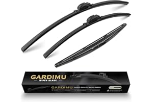 GARDIMU Replacement For Nissan Pathfinder 2005 2006 2007 2008 2009 2010 2011 2012 Windshield Wiper Blade-3 Pieces of Car Fron