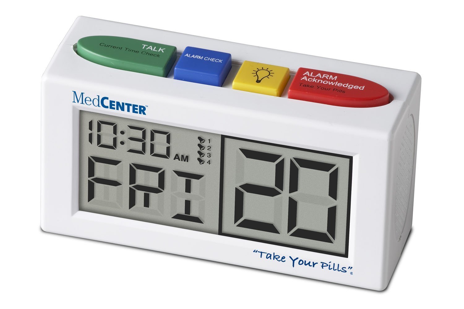 MedCenter Talking Alarm Clock Health & Personal Care