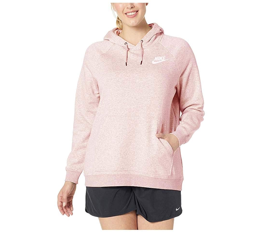 nike women's plus size sportswear rally hoodie