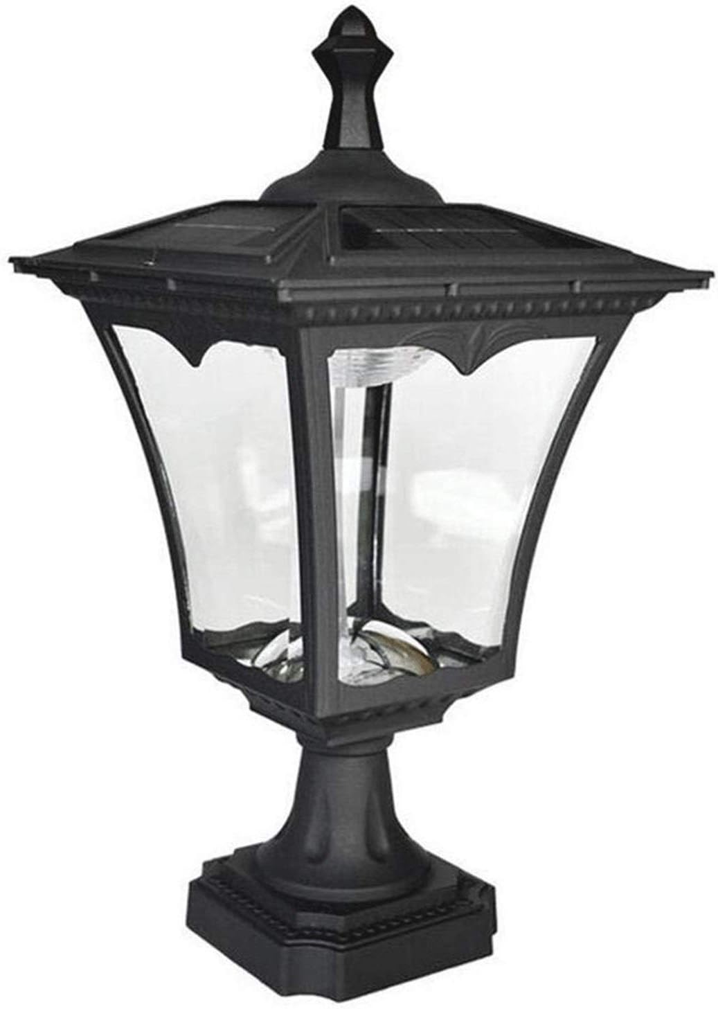 Outdoor Wall Light Solar Garden Light, Continental Gate Post Lights