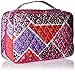 Vera Bradley Women's Cotton Large Blush & Brush Makeup Organizer Case, Modern Medley, One Size