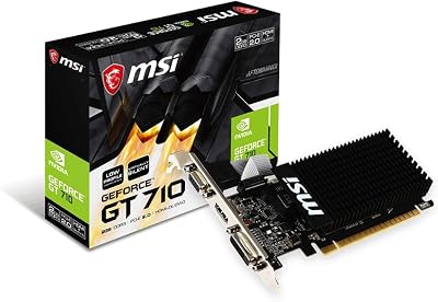 MSI GeForce GT 710 2GD3H LP 2GB DDR3 Low Profile HDMI DVI VGA