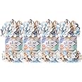 Alize Puffy Fine Color Baby Blanket Small Loop 100% Micropolyester Soft Yarn Lot of 4skn 400gr 64yds (5946)