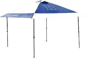 Logo Brands NCAA 12x12 Solo Up Canopy - 144 Square Feet of Shade – One-Person Easy Setup, UV-50 Protection, Rolling Storage Bag – Perfect Tent for Tailgates and Outdoor Events