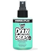 The Doux DOUX DROPS Bonding Polish Spray, Silkening Heat Protector, 4 oz | Vitamin E, Baobab &amp; Jojoba Oil Smoothes Frizz &amp; Boosts Humidity Resistance, For Curly Hair, Mineral Oil-Free Polish
