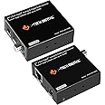 J-Tech Digital Analog & Digital Audio Extender Converter Over Single Cat5e/6 (PoC) up to 1640 FT | 3.5mm + Optical SPDIF + Coaxial [JTECH-AET1000B]