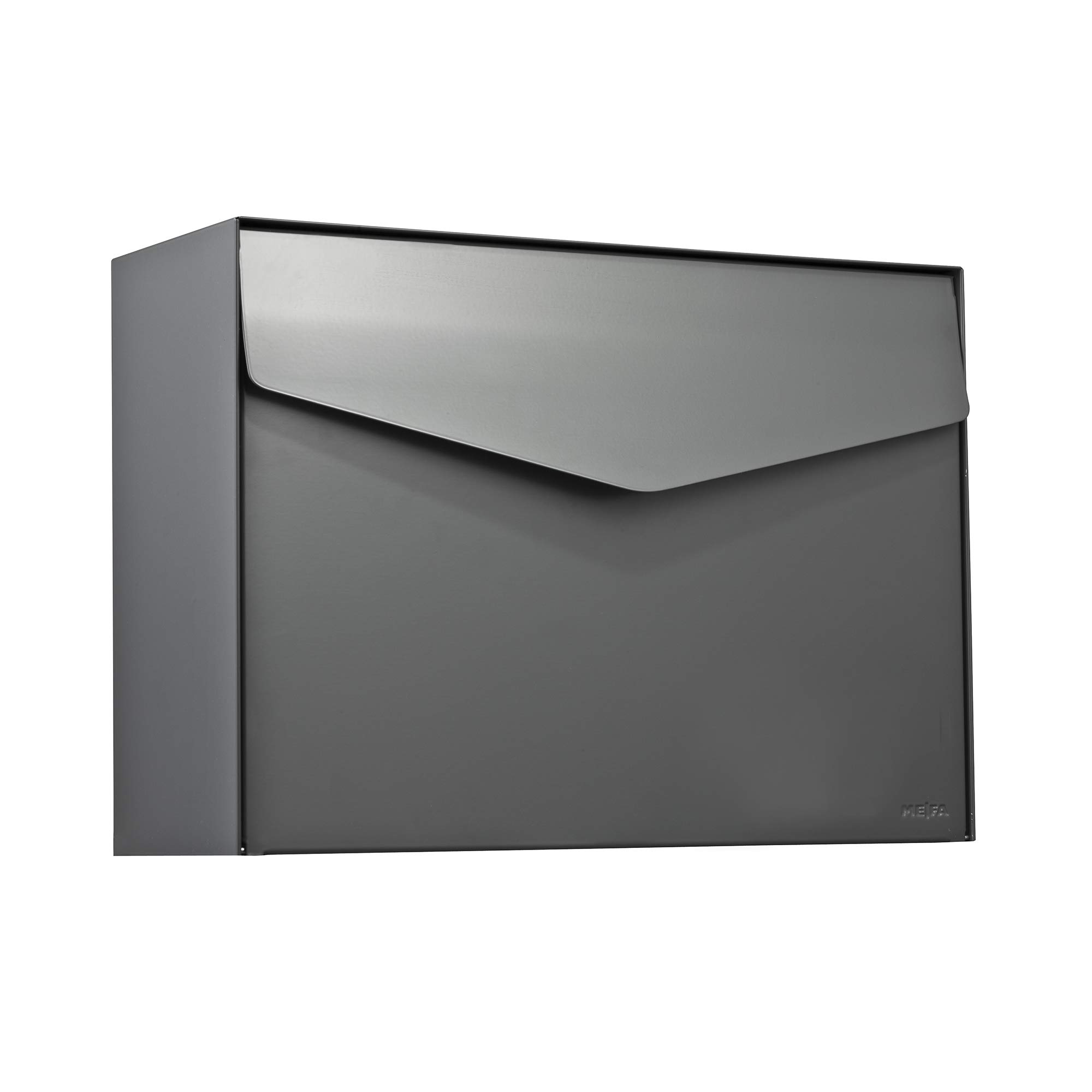 Renz MEFA 111520M Letterbox with Security Lock 312 x 430 x 178 mm Basalt Grey