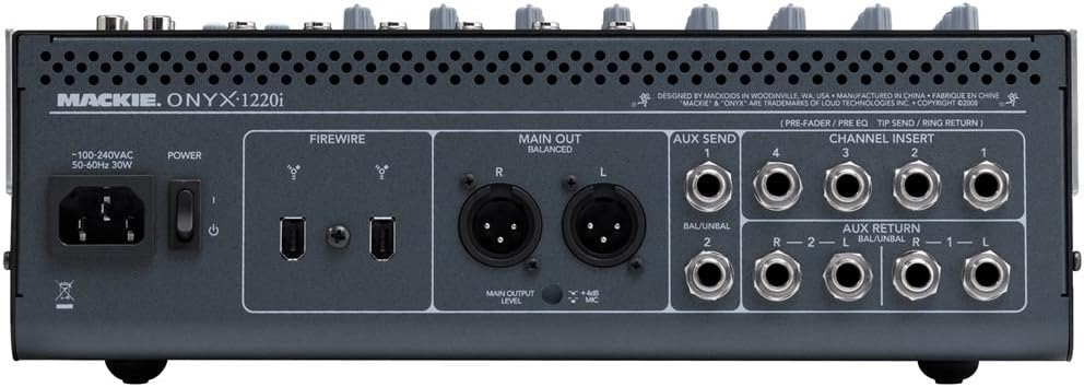 Amazon Com Mackie Onyx12i Firewire Mixer Skb Onyx 12i Case Musical Instruments