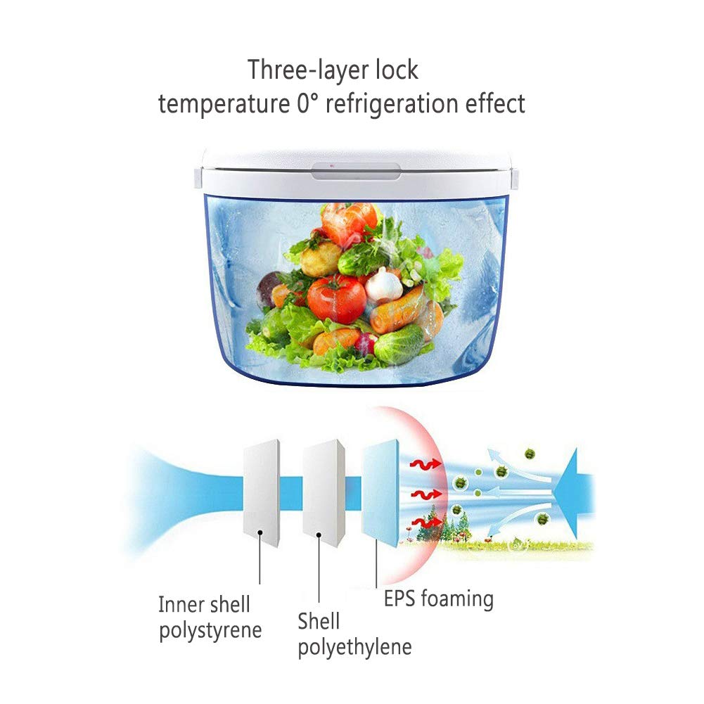 Nevera Camping Coche Mini Eléctrica Control De Temperatura ...