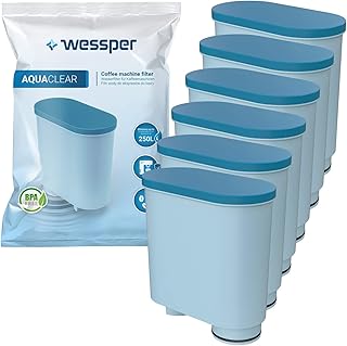 Wessper Wasserfilter kompatibel mit Philips AquaClean CA6903/10 CA6903/22 CA6903 Kalkfilter, Aqua Clean Filterpatrone für Saeco und Philips Kaffeevollautomaten, 6er Pack