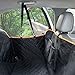 Lantoo Dog Seat Cover, Upgrade Large Back Seat Pet Seat Cover Hammock for Cars, Trucks, SUVs with Nonslip Backing, Side Flaps, Waterproof, Soft (Black)