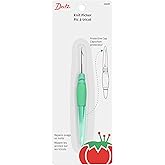Dritz Clothing Care 82409 Ergonomic Knit Picker, Green