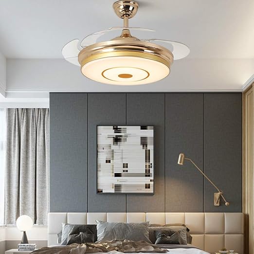 Lighting Groups Rectratable Ceiling Fan With Led Light Remote 4