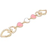 Nalefow 3PCS Vintage Pearl Bag Extender Chain Purse Strap Extenders Sweet Cherry Bag Charm Keychain Purse Handbags