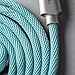 Mcdodo Smart LED Auto Disconnect Nylon Braided Sync Charge USB Data 4FT/1.2M Cable Compatible iPhone/iPad Pro/Air,iPad mini,iPod (Blue 4FT)