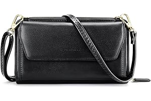 nuoku Wallets for Women Credit Card Slots with RFID Blocking Large Capacity Wristlet