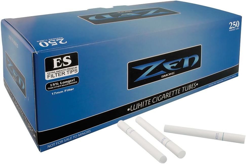 Zen Light King Size Cigarette Tubes (250 Ct) 1 Box Amazon.ca Health