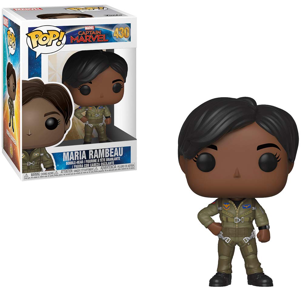 Funko 37585 POP Captain Marvel-Maria Rambeau Collectible Figure, Multicolor โ image 1