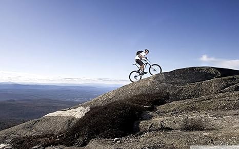 Amazon 絵画風 壁紙ポスター はがせるシール式 マウンテンバイク