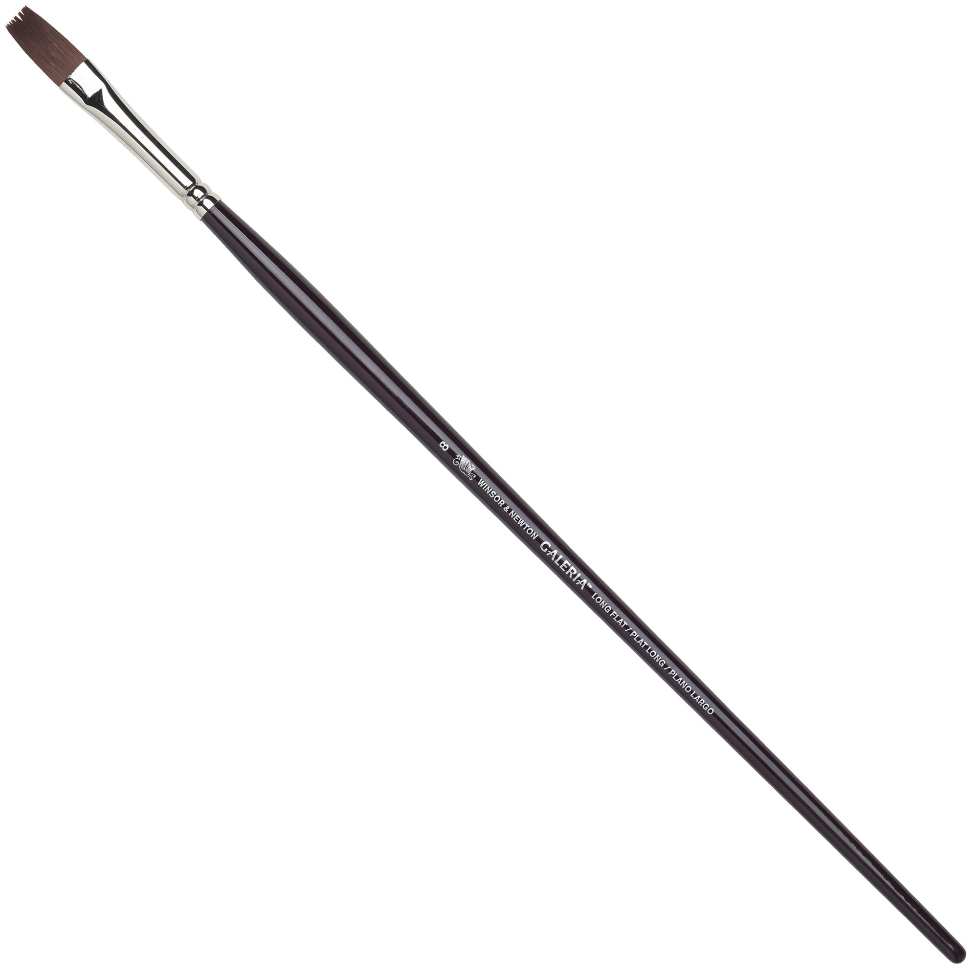 Winsor & Newton Galeria Flat Long Handle Brush, #8