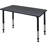 Regency Kee 48 x 30 in. Height Adjustable Classroom Activity Table- Grey