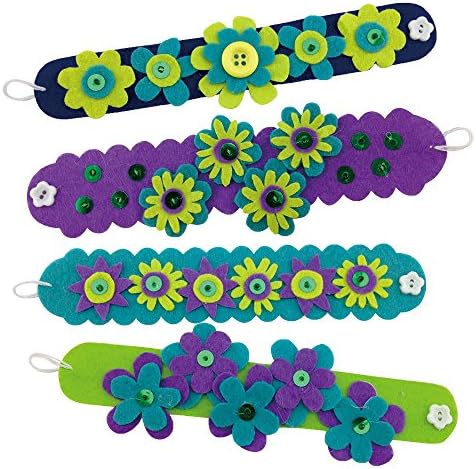 Make Pretty Purple Felt Bracelets Kit