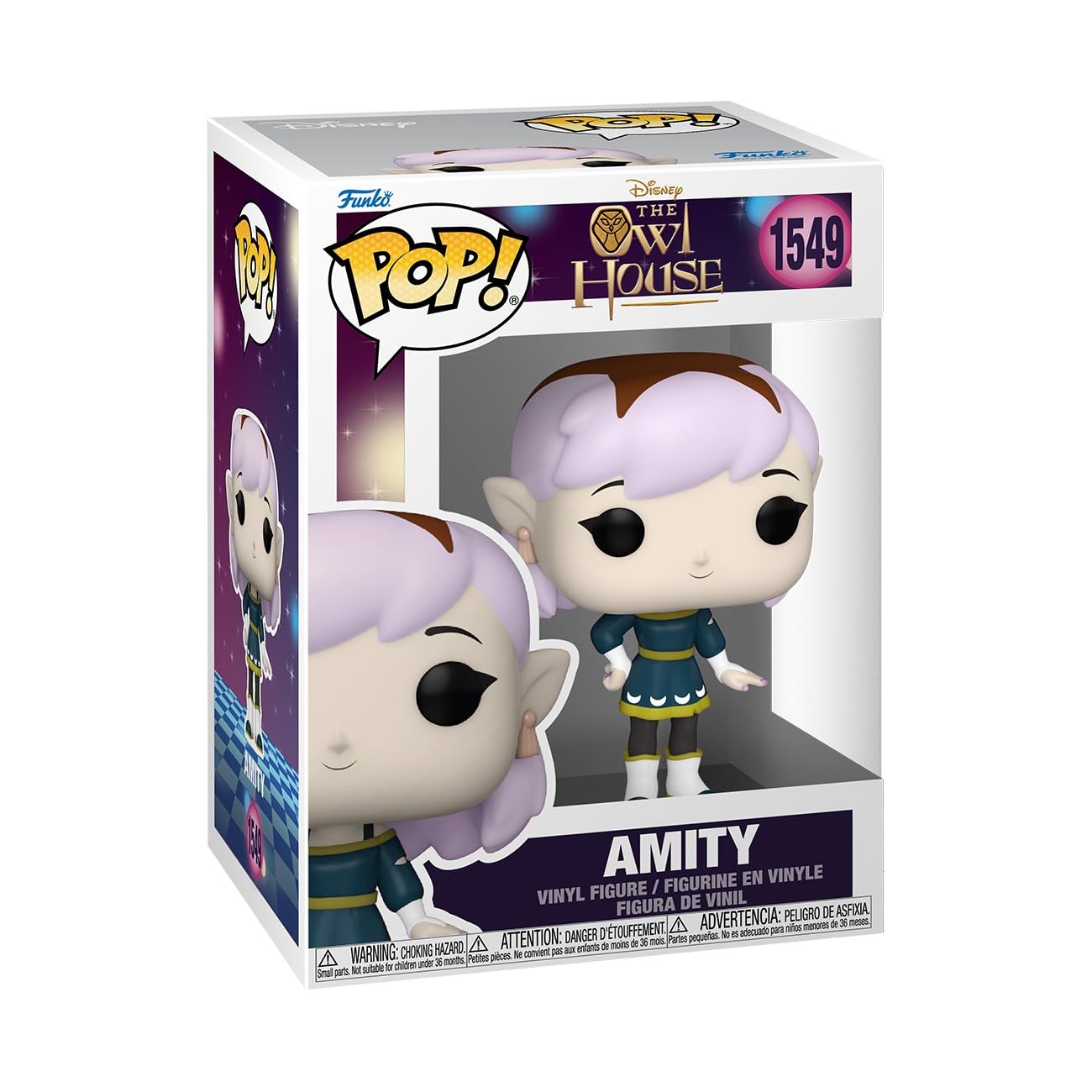 Funko Pop Disney: The Owl House - Amity Blight - Figura de vinilo coleccionable - Idea de regalo - Mercancía oficial - Juguetes para niños y adultos - Fanáticos de los dibujos animados/animación - Figura modelo para coleccionistas