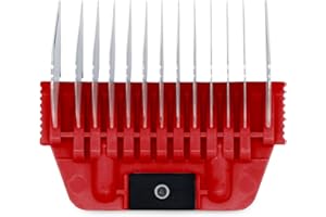 JOYZZE A Series Wide Metal Comb,Professional Dog Grooming Blades for Smooth Coat, Durable and Precise for Trimming and Finishing, Compatible with A Series Clippers (A Series Wide 3mm 1/8" Metal Comb)