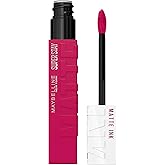 Maybelline Super Stay Matte Ink Liquid Lipstick Makeup, Long Lasting High Impact Color, Up to 16H Wear, Artist, Deep Pink, 1