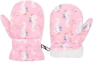 Sarfel Toddler Mittens Waterproof Winter Gloves Snow Gloves Kids Baby Winter Mittens for Girls Boys