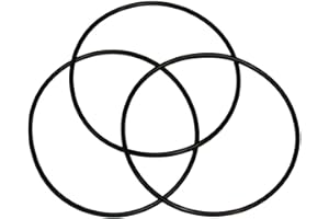 (3 Pack) Replacement for GE HHRING / WS03X10054 (for GXWH30C, GXWH35F, GNWH38F, GNWH38S, GXWH40L) Buna-N ORing by Captain O-Ring LLC