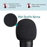YOUSHARES Shure SM58 Microphone Foam Windscreen Pop Filter 2 Pack view 4