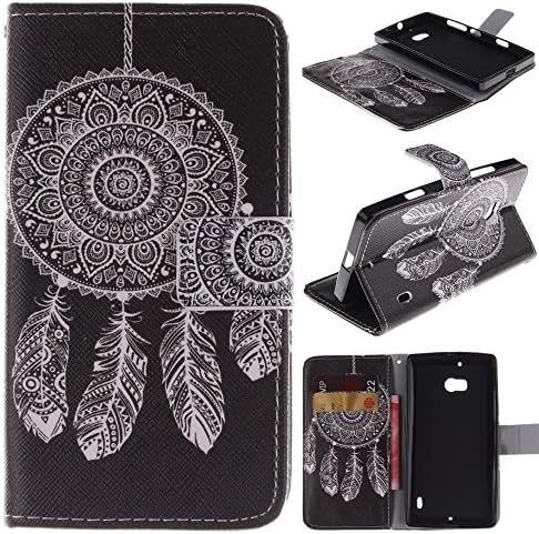 930 Case Nokia 930 Case Nokia 930 Kickstand Case,Bat King Black Wind Chimes Pattern Premium Leather Wallet Flip Kicstand Case Cover With Magnetic Closure For Nokia Lumia 930