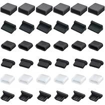 10 Bouchons Anti-Poussière USB-C - Protection Port De Charge, Silicone, Universel