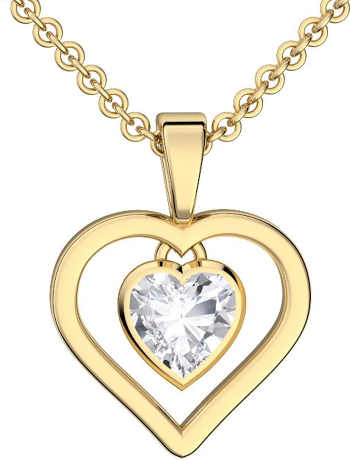 Mädchen Taufe Zirkonia Kreuz Echt Gold 585 14 Kt Mit Kette Silber 925 Vergoldet