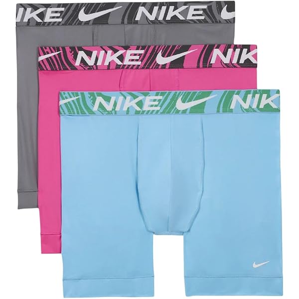 NIKE　Nike Dri-FIT Nike Men's Dri-Fit Essential Micro Boxer Brief, 3pk, KE1157-433