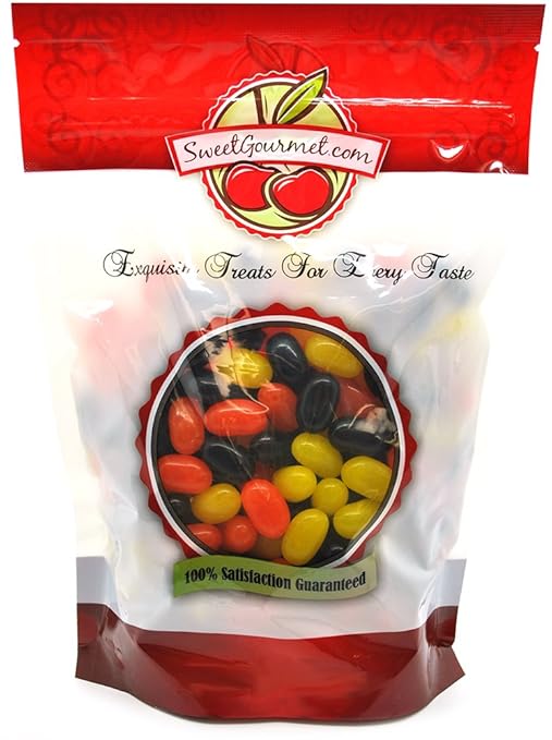 Sweet Candy Fall Jelly Beans Orange, Yellow, Black (2Lb