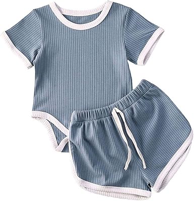 baby boy ribbed set