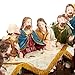 Juvale Religious Statues The Last Supper - Hand-Painted Last Supper Resin Collectible Figurine, Christian Tabletop Decoration for Home, for Christmas and Festive Celebrations, 6 x 3.5 x 2.2 inch