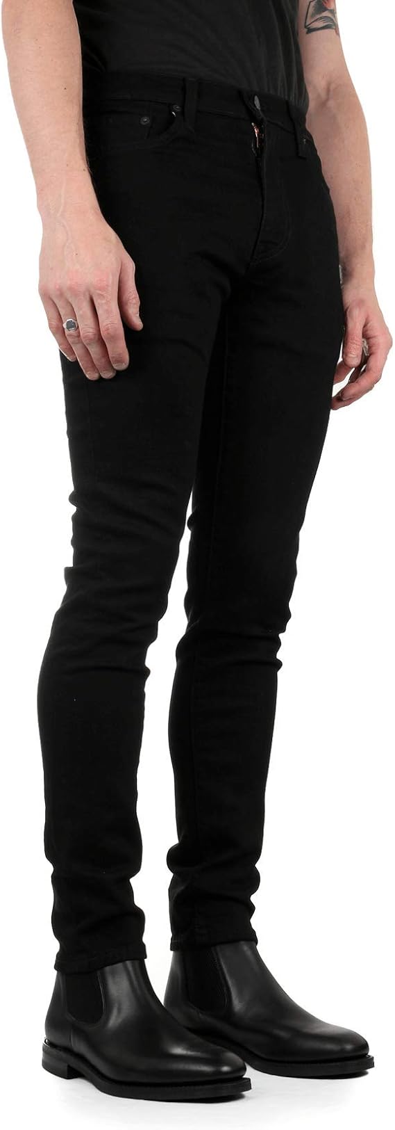 levi's 519 black extreme skinny jeans