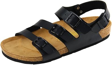 3 buckle sandals